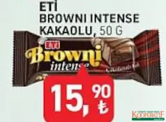 ETİ BROWNİ INTENSE KAKAOLU KEK 50 G